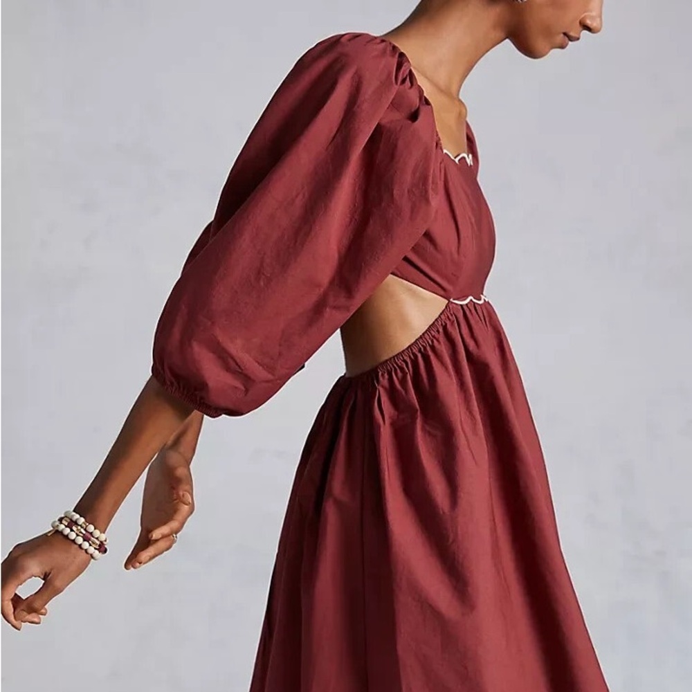 Anthropologie Forever that girl Puff Sleeve Dress - Picture 2 of 6